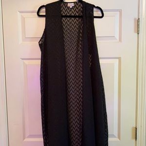 NWT lularoe Joy Black Vest